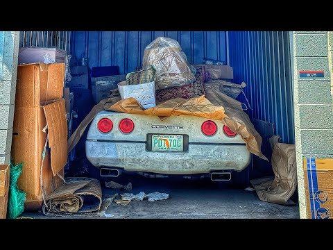 Видео: Потрясающая находка на аукционе складов! забытый Corvette на 20 лет