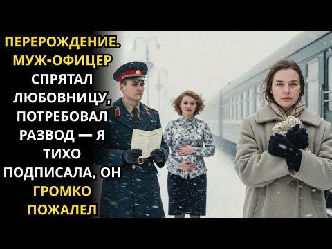 Видео: ПЕРЕРОЖДЕНИЕ. МУЖ-ОФИЦЕР СПРЯТАЛ ЛЮБОВНИЦУ, ПОТРЕБОВАЛ РАЗВОД — Я ТИХО ПОДПИСАЛА, ОН ГРОМКО ПОЖАЛЕЛ
