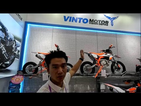 Видео: Мотоциклы и квадроциклы VINTO (XGJAO). Интервью на выставке CFAIR.