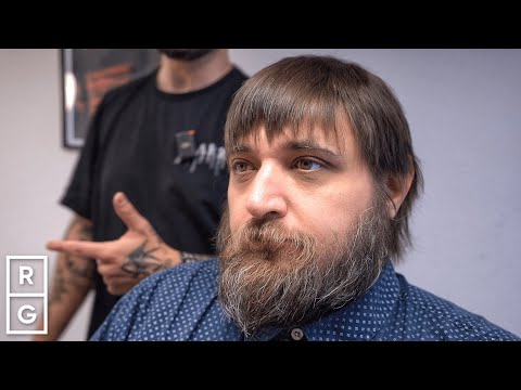 Видео: Он сделал ГРАНДИОЗНУЮ ПРЕОБРАЖЕНИЕ волос и бороды (классическая короткая мужская стрижка сзади и ...