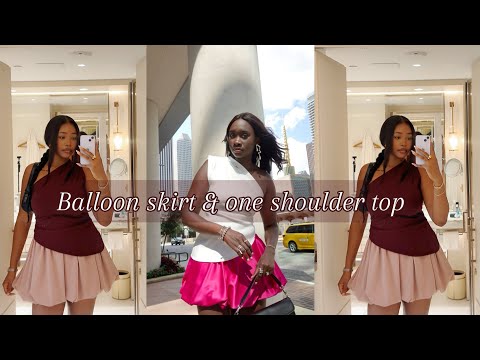 Видео: Мастер-класс по пошиву юбки-баллона и топа на одно плечо