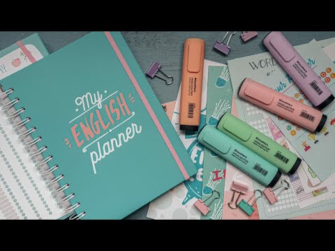 Видео: Планер для изучения английского языка | My English Planner | Обзор 📚