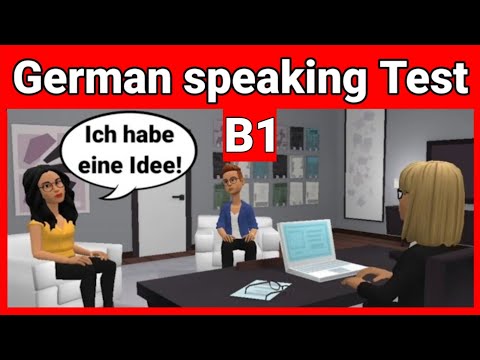 Видео: Устный экзамен по немецкому языку B1 | Планируем что-то вместе/диалог | 10 важных тем | говорить