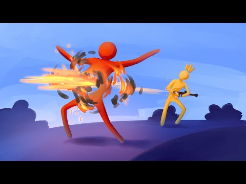 Видео: ПОЗНАКОМИЛ С МОЕЙ ОГРОМНОЙ ПУШКОЙ!!! УГАР В STICK FIGHT!!!
