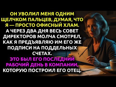 Видео: Молодой БОСС уволил меня после 19 лет работы — он НЕ ЗНАЛ, какую ошибку совершил.