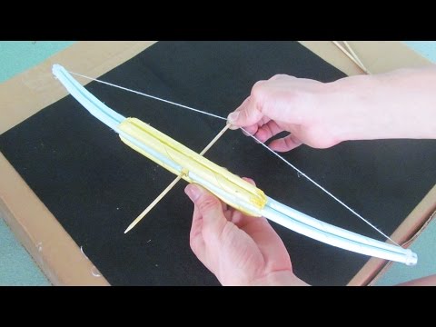 Видео: как сделать очень сильный лук с использованием бумаги