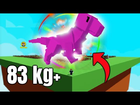 Видео: ОБМЕНЯЮ на моего TITANIC Rainbow T-REX (80 кг+) Вырасти сад ROBLOX