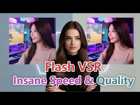 Видео: Хватит ждать рендеров! Рабочий процесс Flash VSR для невероятной скорости и качества в ComfyUI.