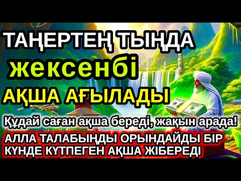 Видео: Тыңда Өте күшті дұға жексенбі, Алла бір күнде ойламаған ақша байлық жібереді, ризығың көбейеді