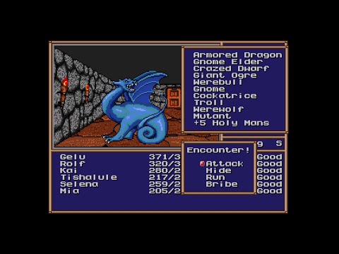 Видео: Пещера в Запретном лесу. Регион A-1. Might and Magic II: Gates to Another World #50