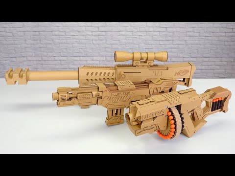 Видео: 【NERF】Как сделать оружие из картона