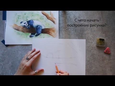Видео: С чего начать построение рисунка