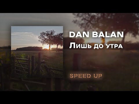 Видео: DAN BALAN - Лишь до утра [speed up]