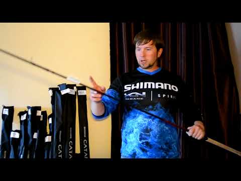 Видео: Обзор всех спиннингов Shimano Catana EX