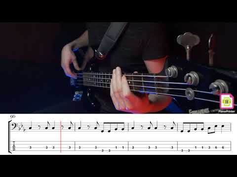 Видео: Кино - Следи за собой Bass Cover | Табы & Ноты