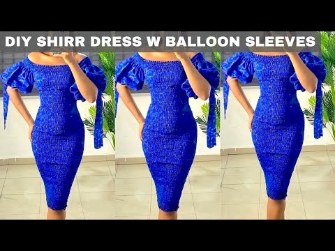 Видео: Как выкроить и сшить платье-дымку с рукавами-фонариками | руководство по созданию платья-стрижки,...