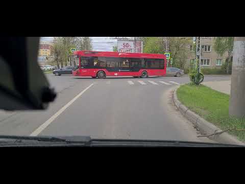 Видео: Иваново ул. Куконковых- ул. Багаева-пл.Победы-ул.Варенцовой-ул. Кузнецова