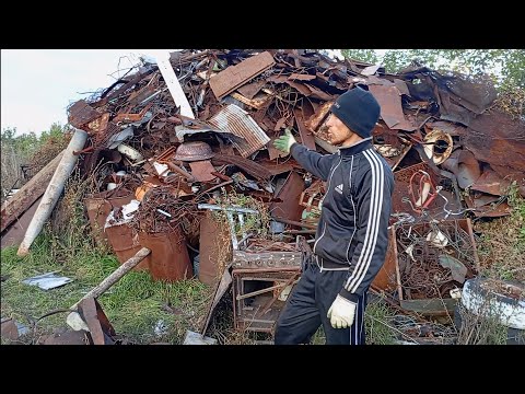 Видео: 100 - ТОНН МЕТАЛЛОЛОМА - СОБИРАЮ 4 - ГОДА - ОГРОМНАЯ КУЧА ЖЕЛЕЗА