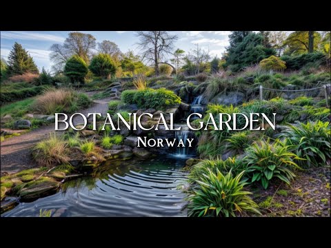 Видео: 🇳🇴 Прогулка ранним утром в Ботаническом саду Осло весной | Норвегия
