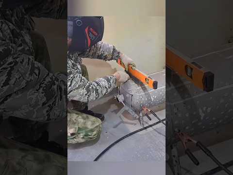 Видео: Отопление мастерской при помощи дизельной печки