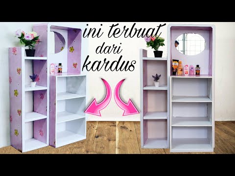 Видео: ТУМБАЛКА из картона очень просто, как сделать треш можно использовать #тренд #креатив #сделай сам