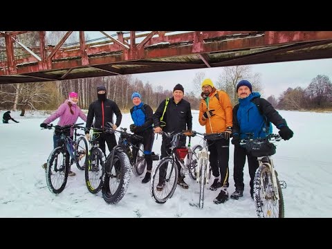 Видео: Велозаезд по реке Караваево-Мамонтово.