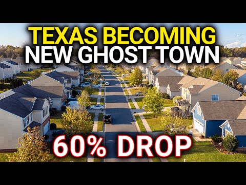 Видео: 10 городов Техаса превращаются в города-призраки — никто не покупает дома, крах 2025 года