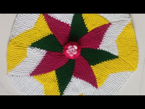 Видео: Новый дизайн шерстяного цветочного узора ручной работы в четырех уникальных цветах!!#handmade #wo...