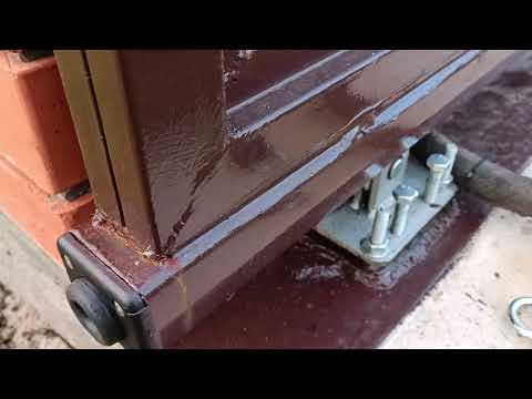 Видео: Откатные ворота_Алютех_монтаж