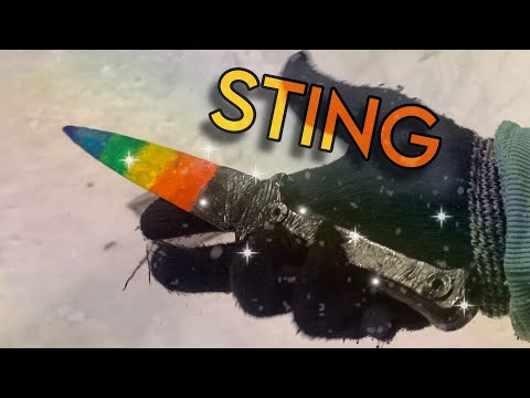 Видео: Как сделать STING из Standoff 2 из картона в скине “Temper Shades” 🌈