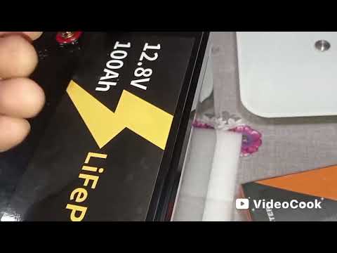 Видео: Распаковка и подключение аккумулятора Lifepo4 12.8 v 100 ah  c Rozetka