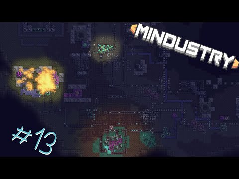 Видео: Mindustry nexus #13 горит напалмом