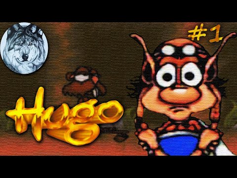 Видео: Hugo (PS1). Part 1/2. Прохождение +нарезка сцен поражений. Игры 90-х. Longplay.