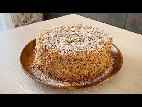 Видео: НАПОЛЕОН БЕЗ ВЫПЕЧКИ/Вы Больше НИКОГДА Не Будете Готовить Торт НАПОЛЕОН из печенья Ушки!