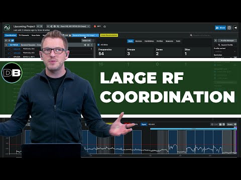 Видео: Использование SoundBase для координации больших радиочастот — корпоративное аудио