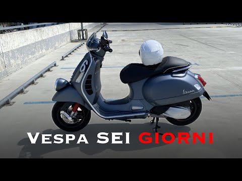 Видео: Vespa Sei Giorni 300, чем отличается от GTS Super?