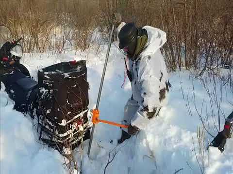 Видео: Домкрат для снегохода СПАСАТЕЛЬ в работе ч 1