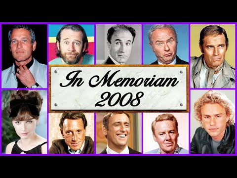 Видео: Памяти 2008: Знаменитые лица, которых мы потеряли в 2008 году | Legacy Memoriam