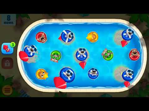 Видео: Прохождение игры Talking Tom Pool, уровень 11-20.