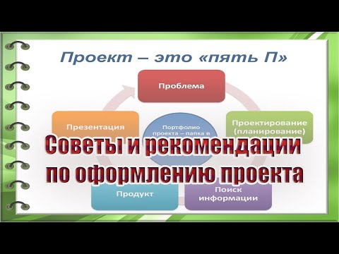 Видео: Советы и рекомендации по оформлению проекта