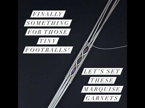 Видео: Учебное пособие по обмотке проволокой: плетение камней маркиза