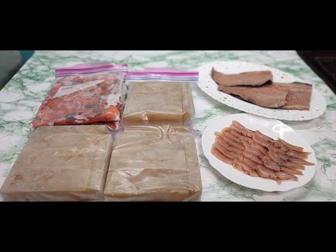 Видео: Заготовки из красной рыбы / Red fish blanks