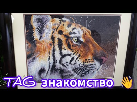 Видео: Tag : знакомство. #вышивкакрестиком 