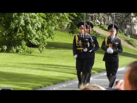 Видео: Смена поста Почётного караула у Вечного огня в Москве
