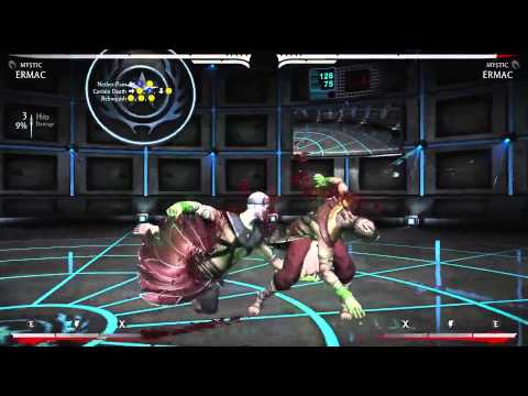 Видео: Mortal Kombat X - Ермак Мистик Комбо Урок (Ermac Mystic)