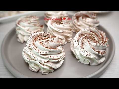 Видео: Заварной кофейный зефир | LoveCookingRu