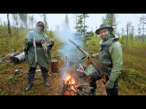 Видео: 3 дня охоты на куропаток в уединённой хижине в Финляндии