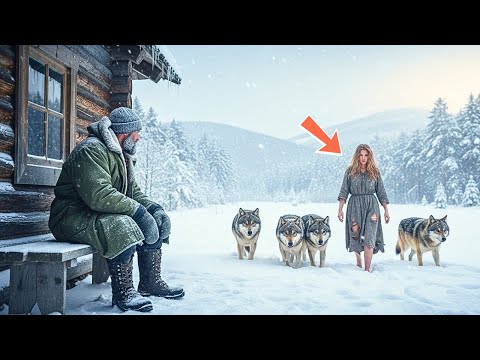 Видео: Ветеран жил среди волков в зимнем лесу — пока туда не пришла молодая биолог