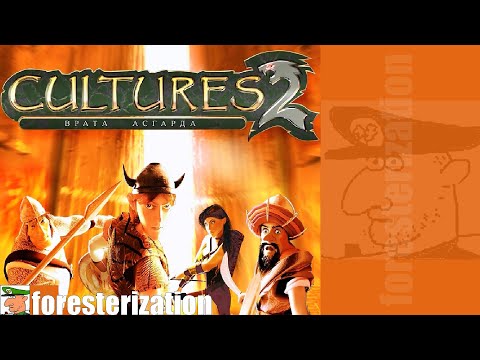 Видео: Cultures 2: Врата Асгарда - Cultures 2: The Gates of Asgard - прохождение - миссия 1 - Гренландия