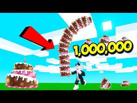 Видео: Я СМОГУ УНЕСТИ 1,000,000 ТОРТОВ И НЕ УПАСТЬ! ROBLOX Cake Stacking Simulator